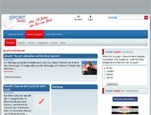 Tablet Screenshot of jhh.sportnord.de